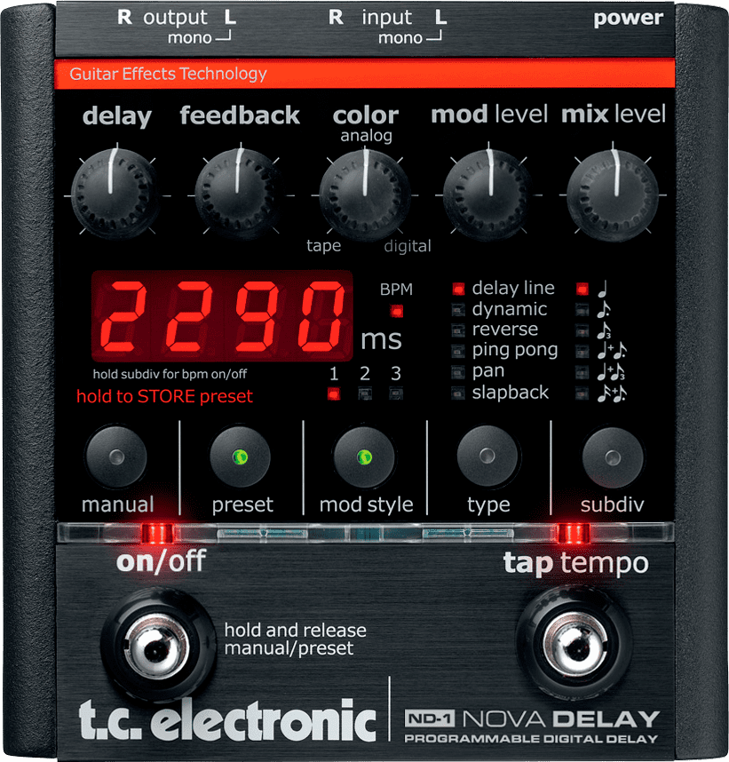 TC Electronic Nova Delay ND-1 | A Classic Digital Delay that